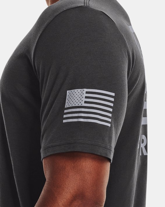 Men's UA Freedom Banner T-Shirt, Gray, pdpMainDesktop image number 3